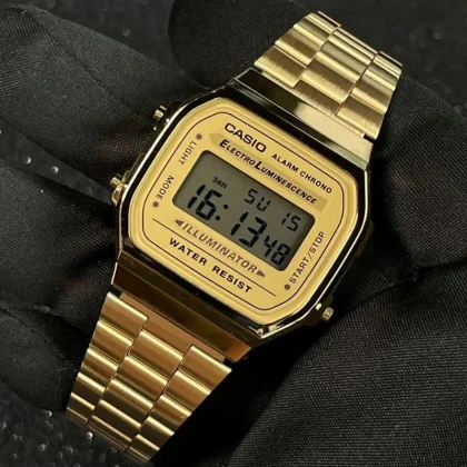 Casio A168WG-9WDF Men's Watch - Golden