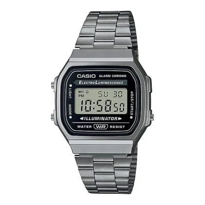 Casio A168WGG-1A Men's Watch - Silver