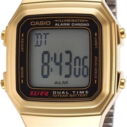 Casio A178WGA-1ADF Men's Watch - Golden